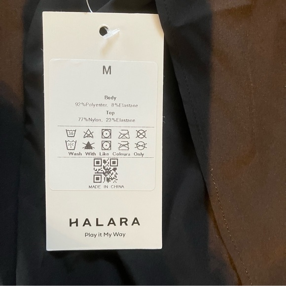 HALARA Breezeful High Waisted Palazzo Flowy Split Wide Leg Quick Dry Pants (M) - Picture 5 of 7